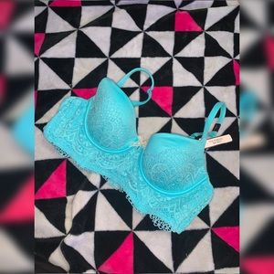 Blue Victoria secret bra